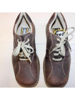 NWT Vintage GBX Brown Leather Chunky Square Toe Shoes 🤎